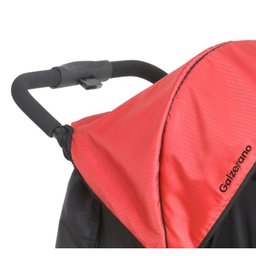 Carrinho de Bebê Galzerano San Remo de 0 Meses até 15 Kg Preto e Vermelho - 4