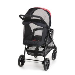 Carrinho de Bebê Galzerano San Remo de 0 Meses até 15 Kg Preto e Vermelho - 5