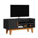 Ver imagem 1 de Rack Noa para TV 42" 110cm MDP com Porta e Prateleira Preto Naturale Casah