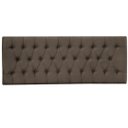 Ver imagem 3 de Painel Cabeceira com Bau Calçadeira Dubai 1.28 Tamanho Viuva -Suede Marrom GAT MAGAZINE