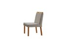 Ver imagem 3 de Conjunto Sala de Jantar Mesa Viena Madeira Maciça 140x80cm Tampo Retângular Vidro Off White com 4 Ca