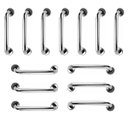 Ver imagem 1 de Barra de Apoio 40cm Inox Kit 13 Unidades Banheiro Box Idoso Cadeirante Deficiente Acessibilidade Sup