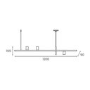 Ver imagem 3 de Lustre Pendente Taschibra Conde E27 Bivolt Preto 02110294-18