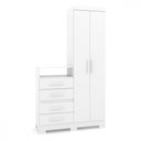 Ver imagem 1 de Armário Multiuso Batrol Primacy 2 Portas 4 Gavetas Branco