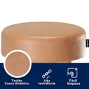 Ver imagem 3 de Kit 02 Banquetas Alta para Cozinha Área Gourmet Berlin Couríssimo Amarula - Abmaza