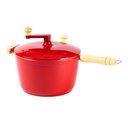 Ver imagem 1 de Pipoqueira Alumínio Vermelha Pipoca Doce Salgada 5100ml 24cm