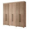 Guarda-Roupa Casal 6 Portas 2 Gavetas Itá Espresso Móveis - 3