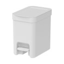 Ver imagem 1 de Lixeira de Pedal Trium 6l Branca Moderna e Prática ou