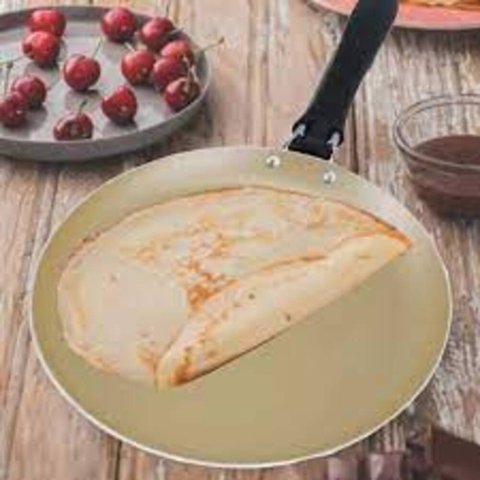 Panquequeira/Tapioqueira 22 Cm Alumínio Antiaderente Vermelha Tramontina