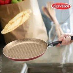 Panquequeira/Tapioqueira 22 Cm Alumínio Antiaderente Vermelha Tramontina - 3