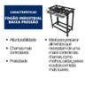 Fogão Industrial 2 Bocas 30x30 Baixa Pressão P5 Jcn - 4