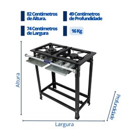 Fogão Industrial 2 Bocas 30x30 Baixa Pressão P5 Jcn - 7