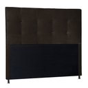 Ver imagem 3 de Kit Cabeceira e Calçadeira Baú Casal 1,40m Berlim Suede Marrom - Pallazio