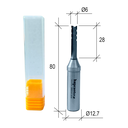 Ver imagem 2 de Fresa Router Cnc Corte Ø6 X Ac 28mm X H Ø12,7mm X 3 Cortes