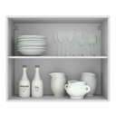 Ver imagem 4 de Armário de Cozinha Aéreo 80 cm 2 Portas Branco Agata Madesa