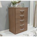 Ver imagem 1 de Cômoda 5 Gavetas Salvador Espresso Móveis