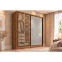 Ver imagem 1 de Guarda Roupa Casal Toledo 2PTS 1VD 3GV Cinamomo N. Horizonte