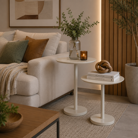 Conjunto Mesa Lateral Duna Branco
