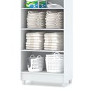 Ver imagem 5 de Armário Multiuso Cozinha Lavanderia 2 Portas Aline V02 Branco - Mpozenato