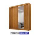 Ver imagem 4 de Guarda-roupa Solteiro 100% Mdf 2 Portas 2 Gavetas com Espelho Milano Leifer Móveis:cinamomo
