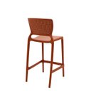 Ver imagem 5 de Cadeira Tramontina Safira Alta Residencia em Polipropileno e Fibra de Vidro Terracota