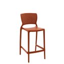 Ver imagem 1 de Cadeira Tramontina Safira Alta Residencia em Polipropileno e Fibra de Vidro Terracota