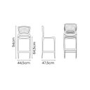 Ver imagem 7 de Cadeira Tramontina Safira Alta Residencia em Polipropileno e Fibra de Vidro Terracota