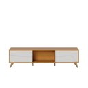 Ver imagem 4 de Rack para TV até 75 Polegadas com LED MDF 216,8cm Pés em Madeira Maciça Amalfi