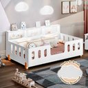 Ver imagem 1 de Cama de Criança Premium Infantil Montessoriana Led Nina com Nicho - Branco Acompanha Luminária Led