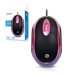 5 Mouse USB para Computador Óptico 1000 Dpi LED Ms-9 Exbom - 3 5 Mouse USB para Computador Óptico 1000 Dpi LED Ms-9 Exbom - 3