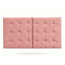 Ver imagem 5 de Cabeceira Estofada 140cm Dobrável P/ Cama de Casal Moderna:rose