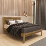 Cama Casal Queen 169cm X 206cm Freijó Prata Madeira Pinus - Finestra - 1