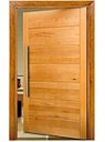 Ver imagem 1 de Porta Pivotante de Madeira Maciça Bbb 2,14x1,18 C/puxador e Fechadura