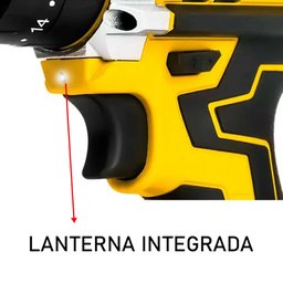 Parafusadeira Furadeira 2 Baterias Bivolt com Maleta Ferramentas Construção Casa Obra Kit Broca Port - 5