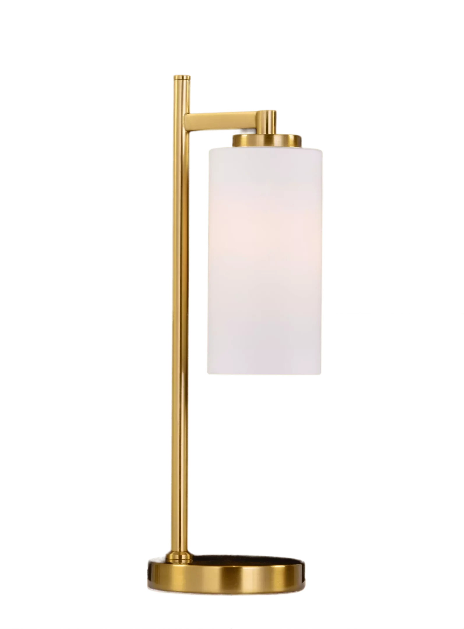 Luminária de Mesa/Abajur Lutsk Metal Ouro 1 Lâmpada E27 Bivolt Tupiara - 1