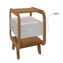 Ver imagem 2 de Mesa de Apoio Theo com 1 Gaveta e Portas Usb Tipo-a e Tipo-c - Artely