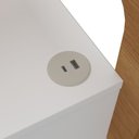 Ver imagem 4 de Mesa de Apoio Theo com 1 Gaveta e Portas Usb Tipo-a e Tipo-c - Artely