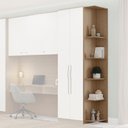 Ver imagem 2 de Guarda Roupa Modulado Cantoneira Curva 234cm Altura Setiba