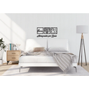 Ver imagem 3 de Kit 3 Quadros Mdf-love, Coração Geométrico e Frase Religiosa