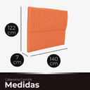 Ver imagem 3 de Cabeceira Casal Cama Box Estofada Camille 140 Cm Veludo