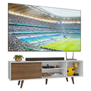 Ver imagem 2 de Rack para Tv até 80 Polegadas 160cm Branco Pés Rustic Torino Madesa