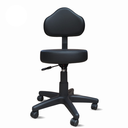 Ver imagem 4 de Cadeira Mocho Preto Estética Confortável Feminina Ergonômica Designer Tatuador Manicure Giratória