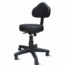 Ver imagem 1 de Cadeira Mocho Preto Estética Confortável Feminina Ergonômica Designer Tatuador Manicure Giratória