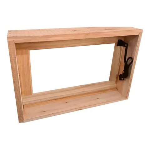 Janela Vitro P/ Banheiro Completa 40x60x12 Modelo Vidro Inteiro