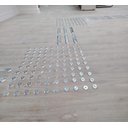 Ver imagem 4 de Piso Tátil Alerta Inox Parafusados Elementos Soltos Ml