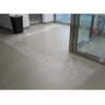 Piso Tátil Alerta Inox Parafusados Elementos Soltos Ml - 1