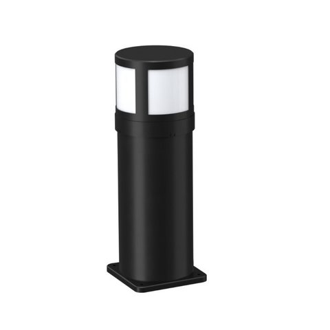 Poste Balizador Jardim Preto 30cm Ip65 Led 8w 3000k Bivolt 15760-pl