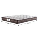 Ver imagem 5 de Colchão Queen Gazin Box Casal Size 158cm Molas Ensacadas Bonnel Flora Marrom Floral -