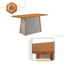 Ver imagem 5 de Mesa de Jantar Diane 120cm Tampo Mdf Laminado com 4 Cadeiras Lisboa Moderna Mobília