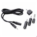 Ver imagem 1 de KIT ADAPTADOR CABO P2 ST+J2 ST 1.80M COM 4 ADAPTADORES
